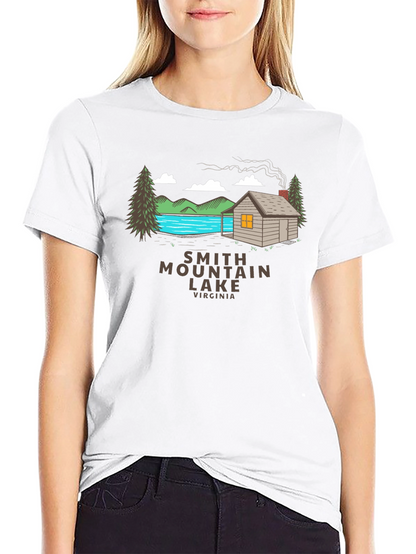 Smith Mountain Lake Virginia Cabin T-Shirt