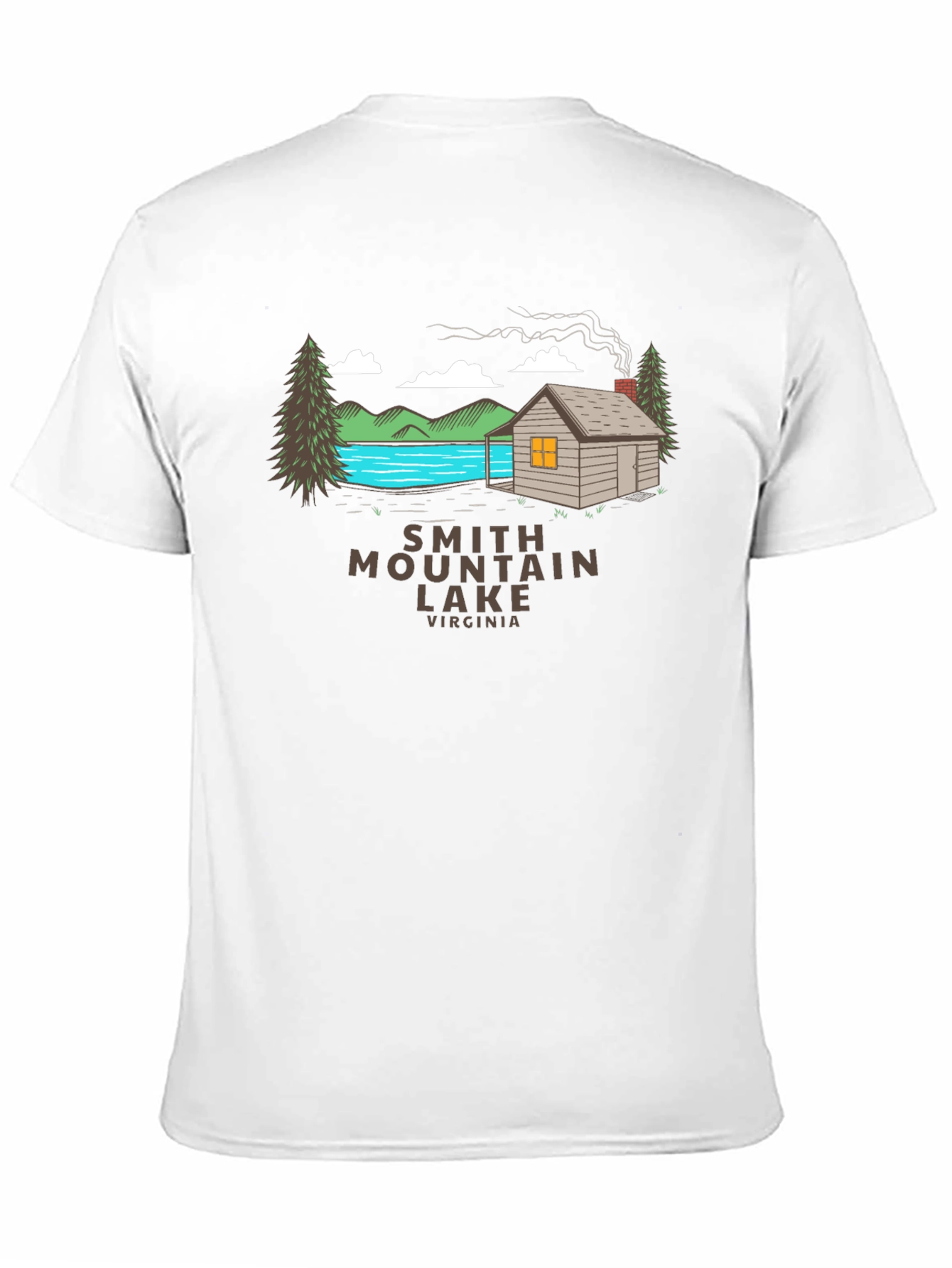 Smith Mountain Lake Virginia Cabin T-Shirt