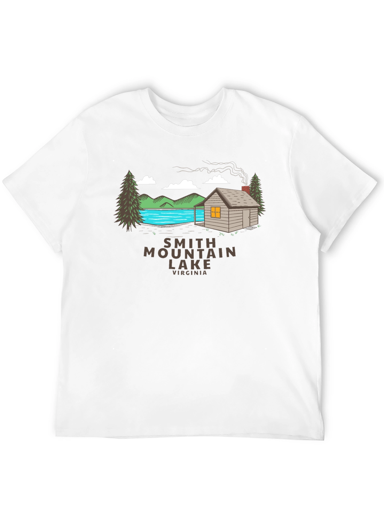 Smith Mountain Lake Virginia Cabin T-Shirt