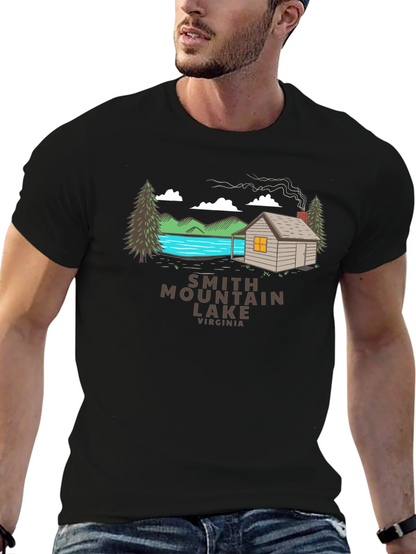 Smith Mountain Lake Virginia Cabin T-Shirt