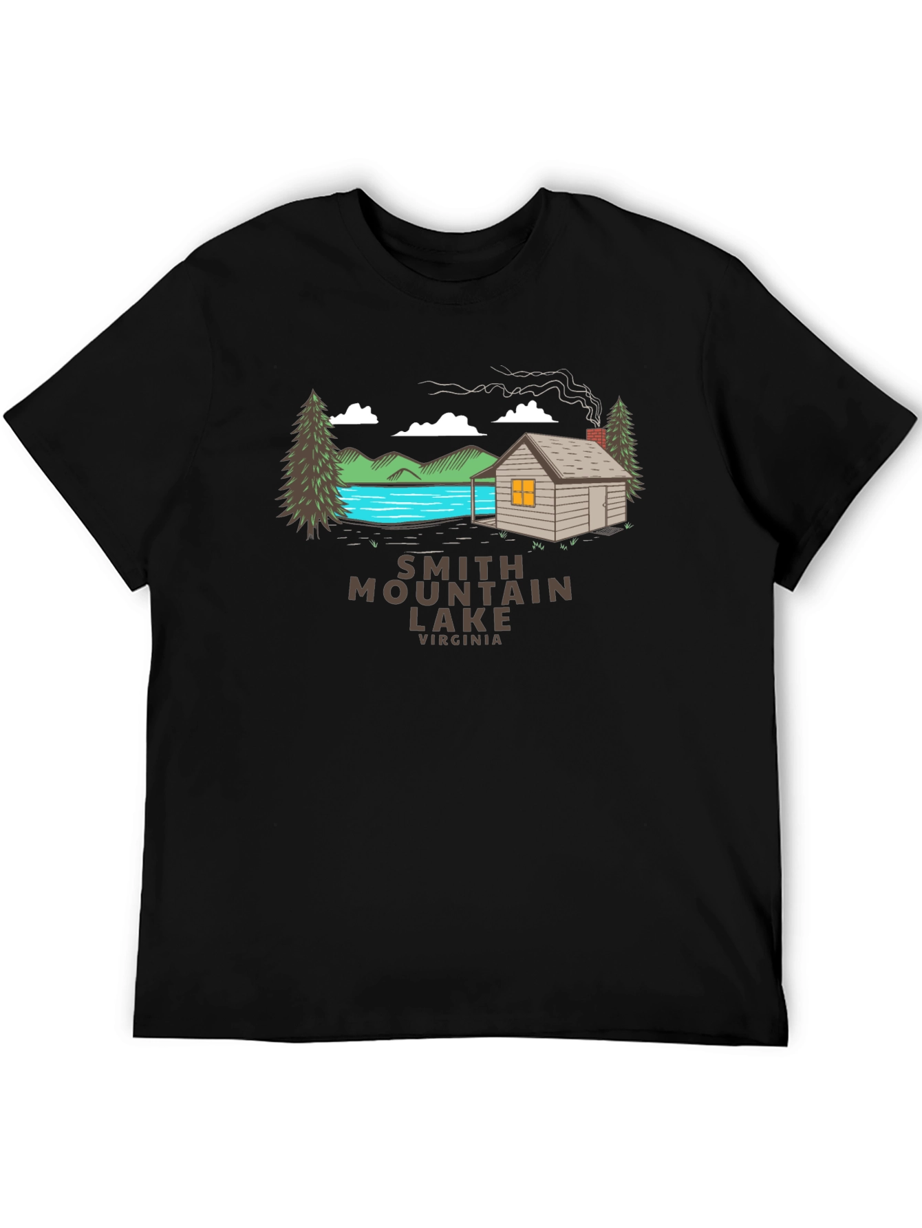 Smith Mountain Lake Virginia Cabin T-Shirt