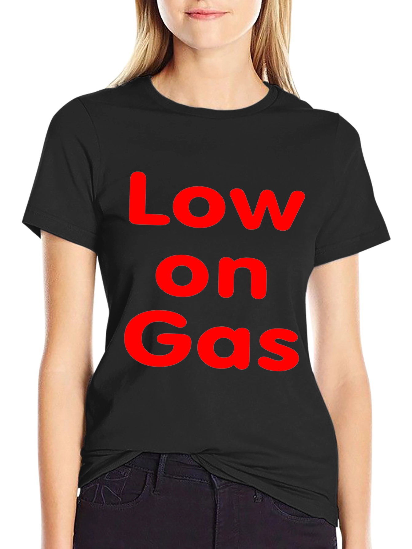 Low on Gas Crew Neck T-Shirt