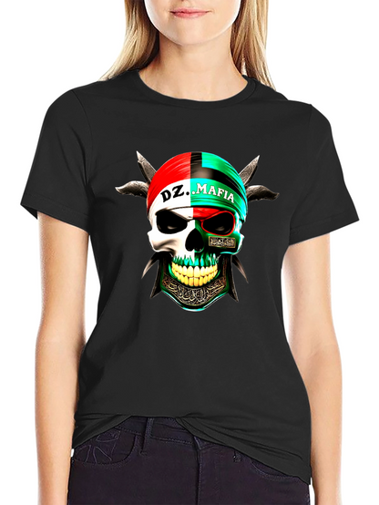 DZ Mafia Skull Graphic Tee