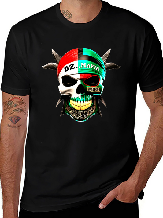 DZ Mafia Skull Graphic Tee