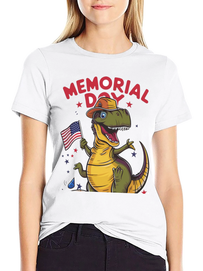 Memorial Day Dino T-Shirt