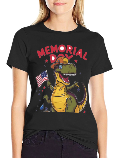 Memorial Day Dino T-Shirt