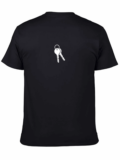 Keys Graphic Black T-Shirt
