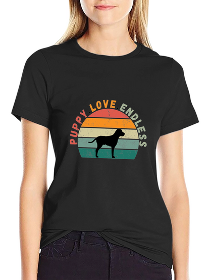 Puppy Love Endless Retro T-Shirt