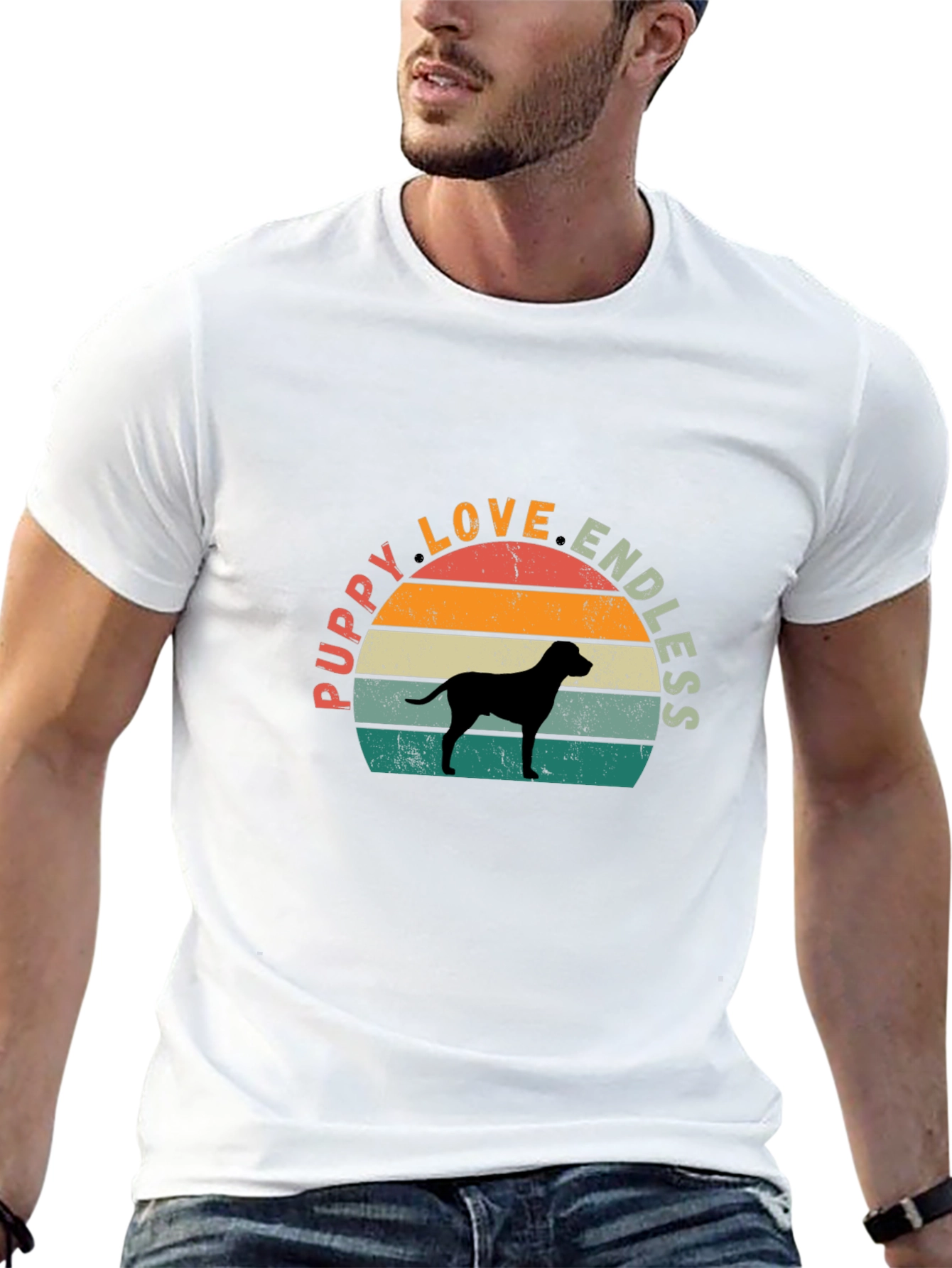Puppy Love Endless Retro T-Shirt