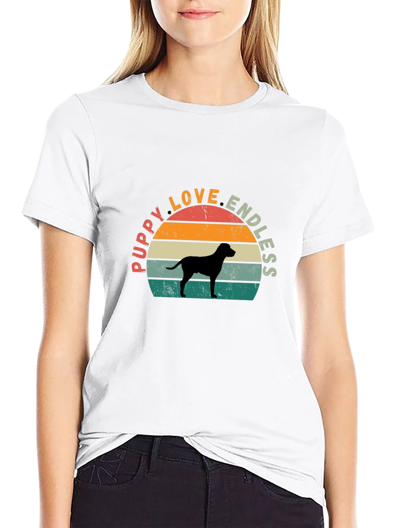 Puppy Love Endless Retro T-Shirt
