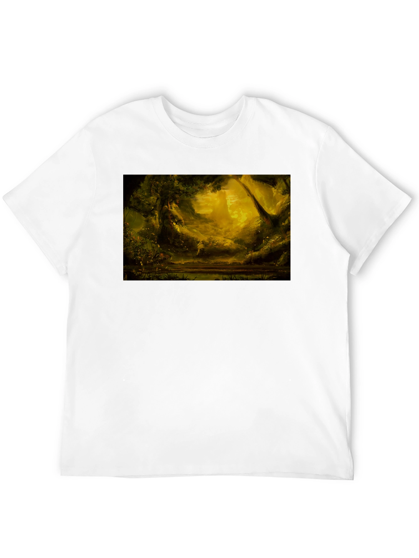 Enchanted Forest Graphic Tee - Black