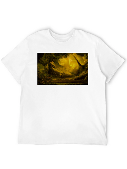 Enchanted Forest Graphic Tee - Black