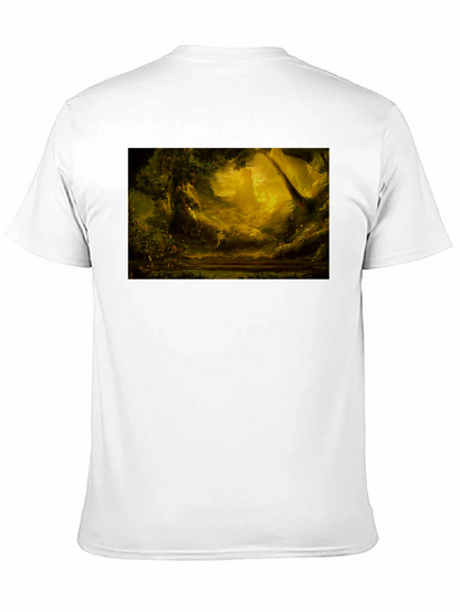 Enchanted Forest Graphic Tee - Black