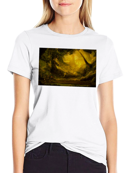 Enchanted Forest Graphic Tee - Black