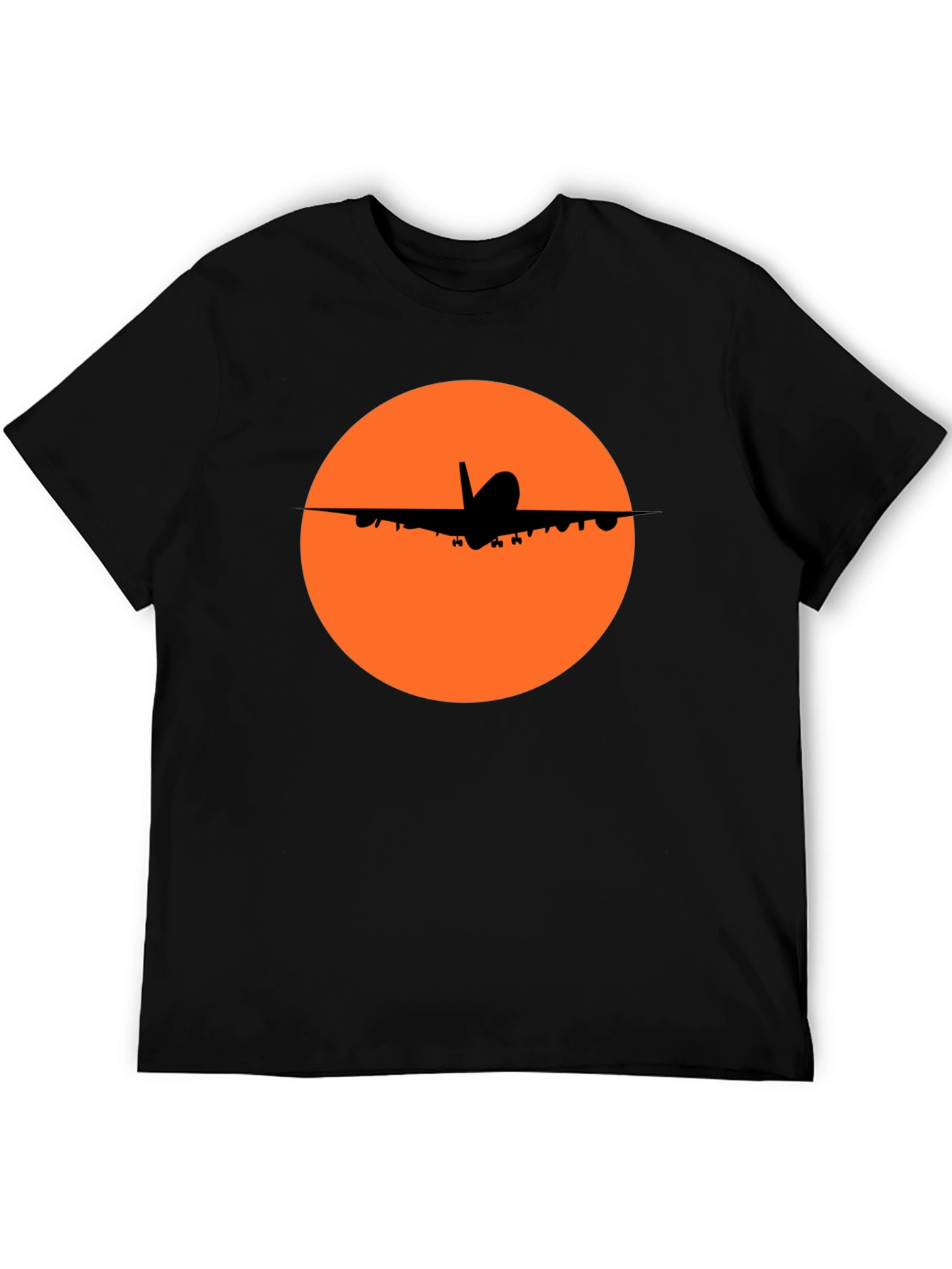 Airplane Silhouette T-Shirt - Stylish Aviation Tee