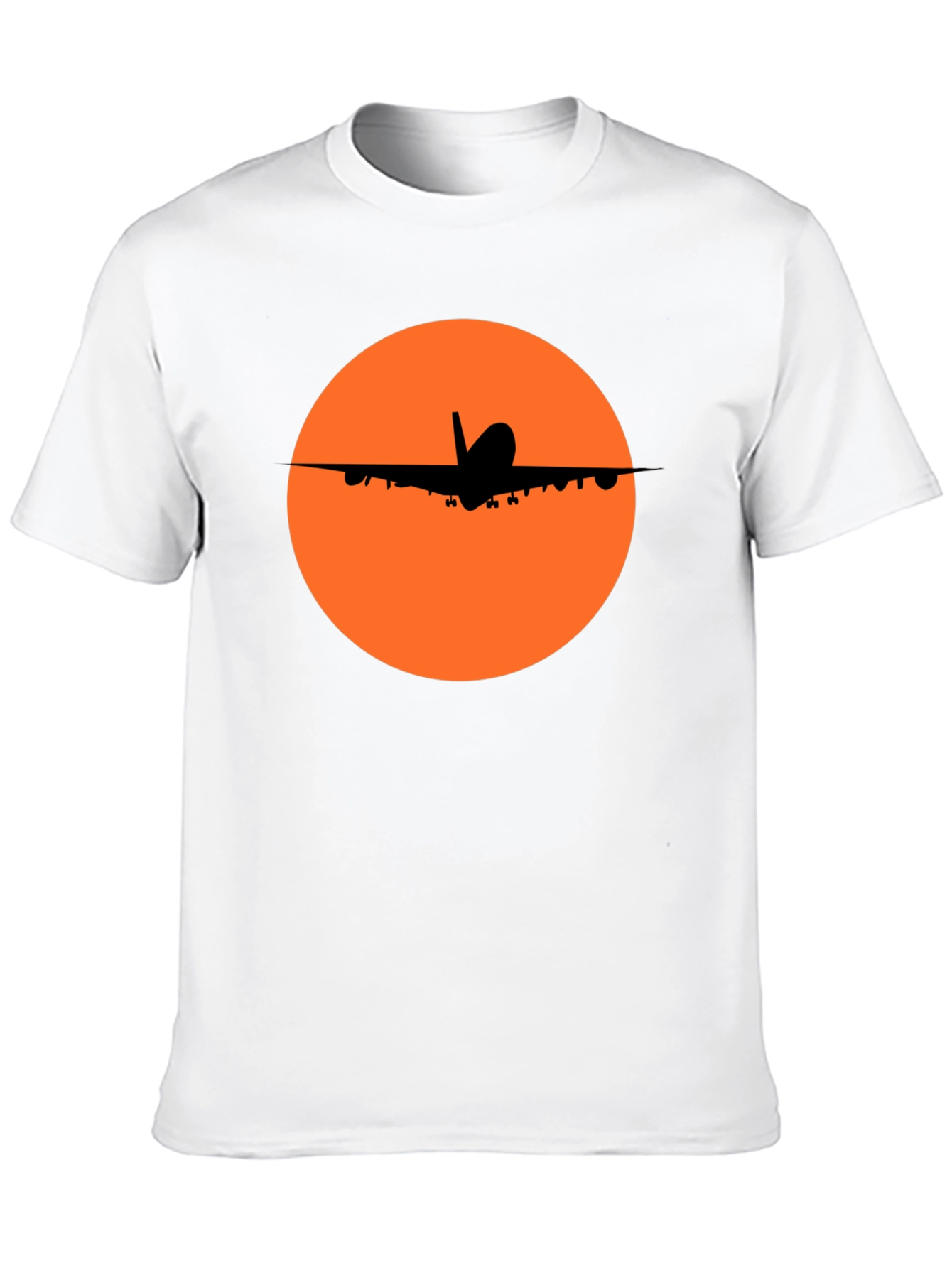 Airplane Silhouette T-Shirt - Stylish Aviation Tee