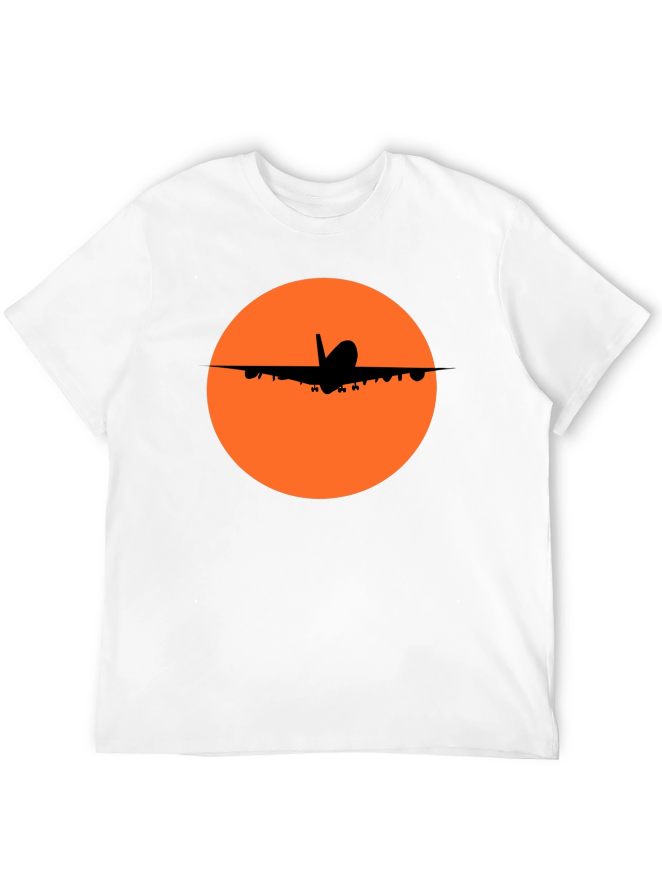 Airplane Silhouette T-Shirt - Stylish Aviation Tee