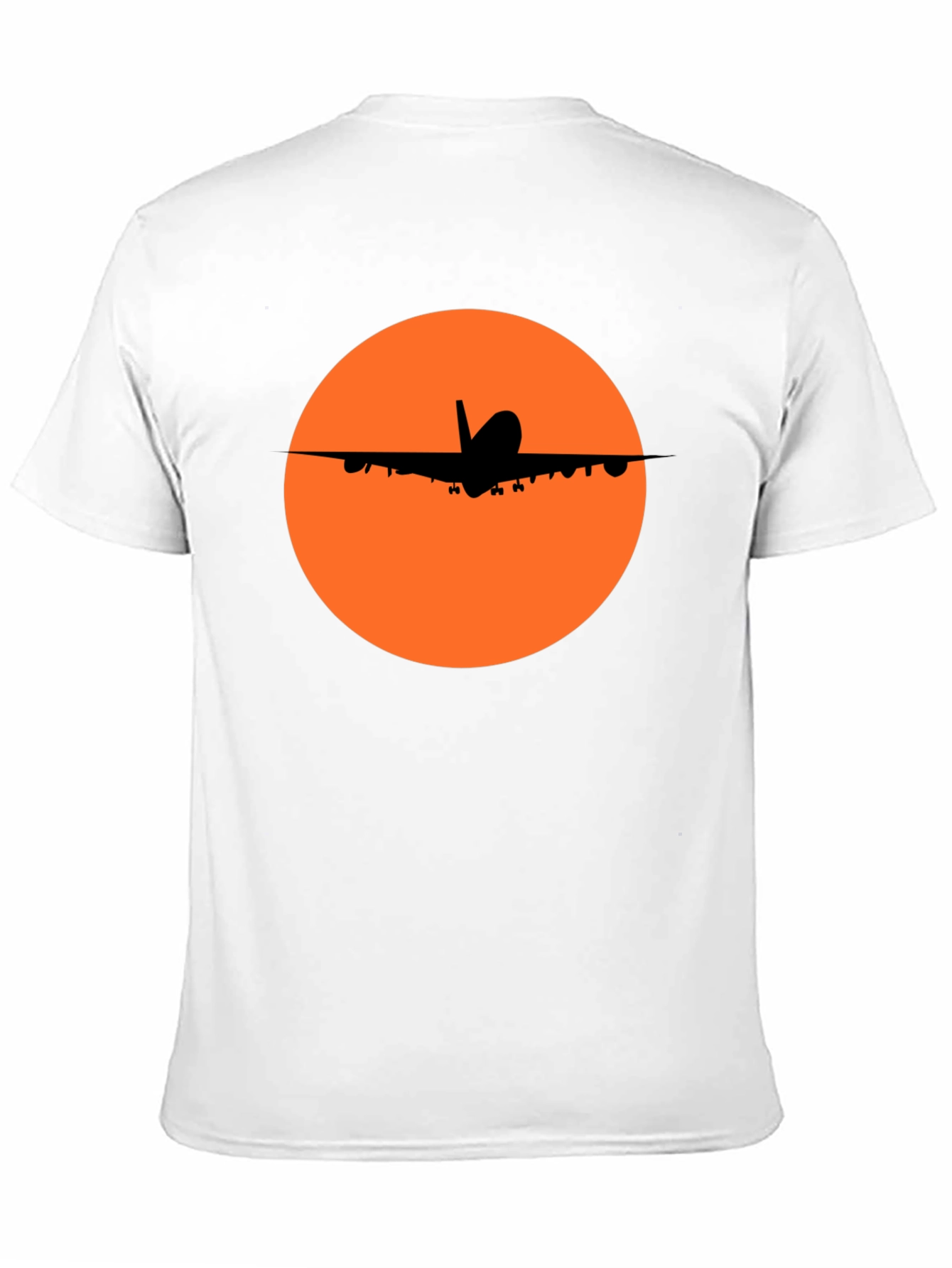 Airplane Silhouette T-Shirt - Stylish Aviation Tee