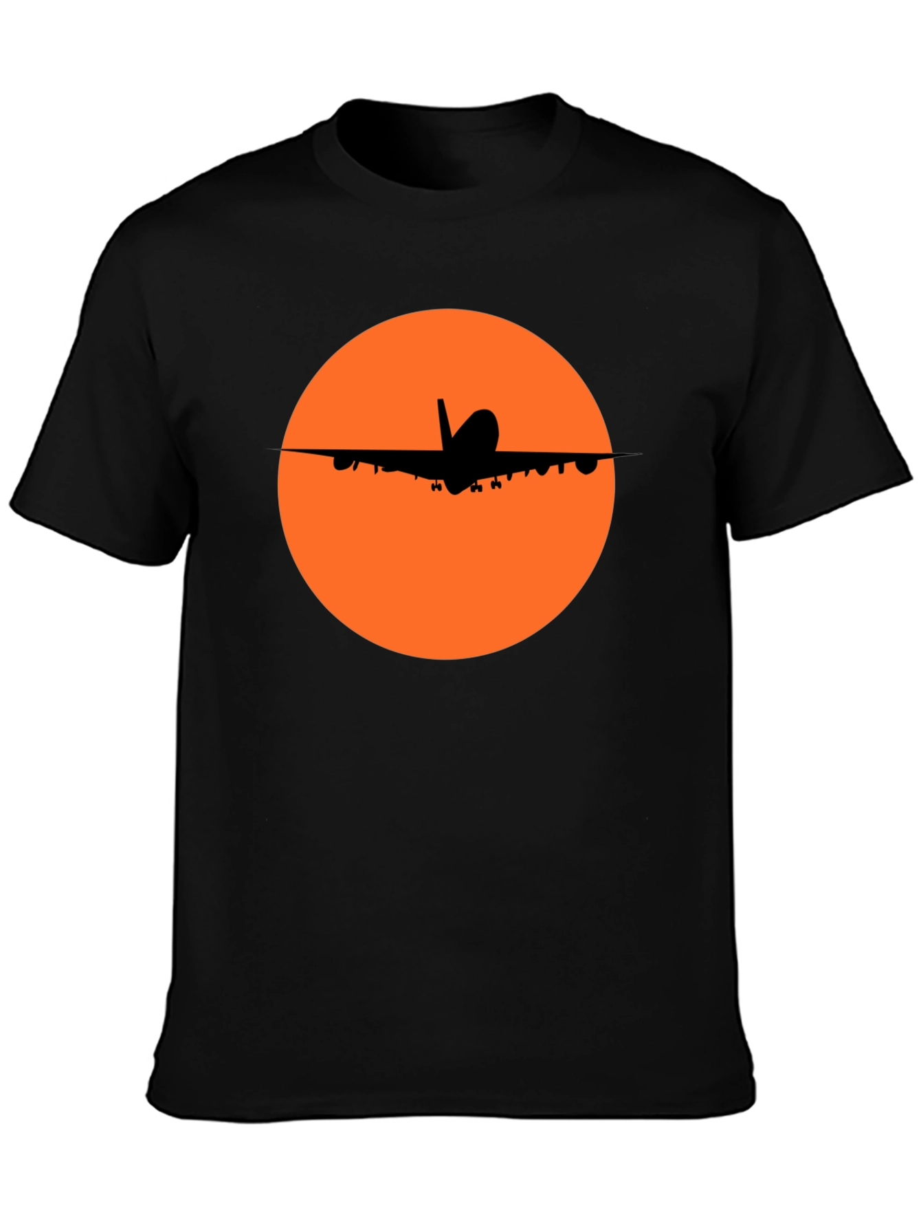Airplane Silhouette T-Shirt - Stylish Aviation Tee