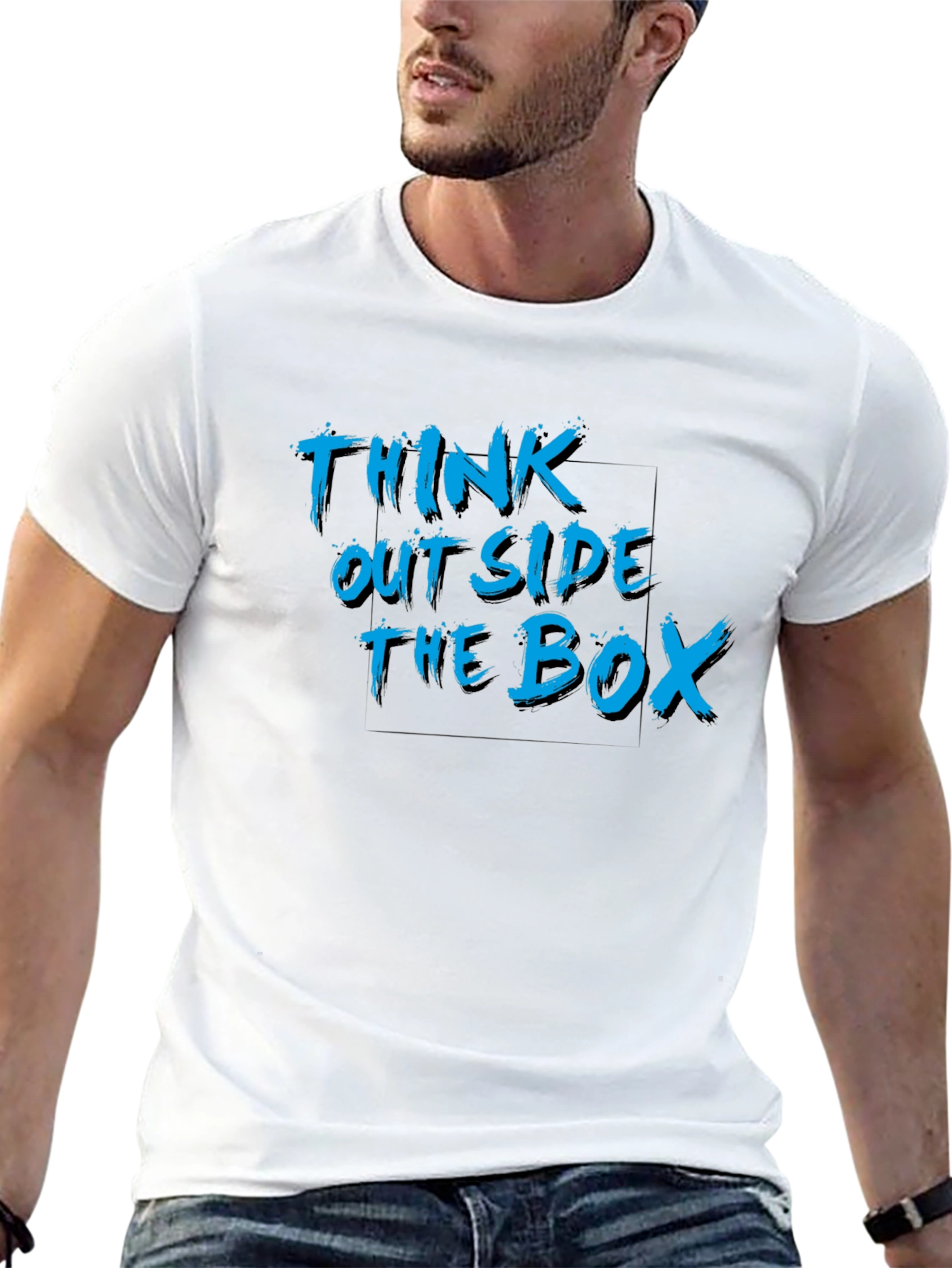 Think Outside the Box Graphic Tee