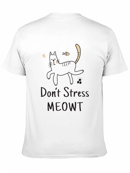 Dont Stress MEOWT Black Cat T-Shirt