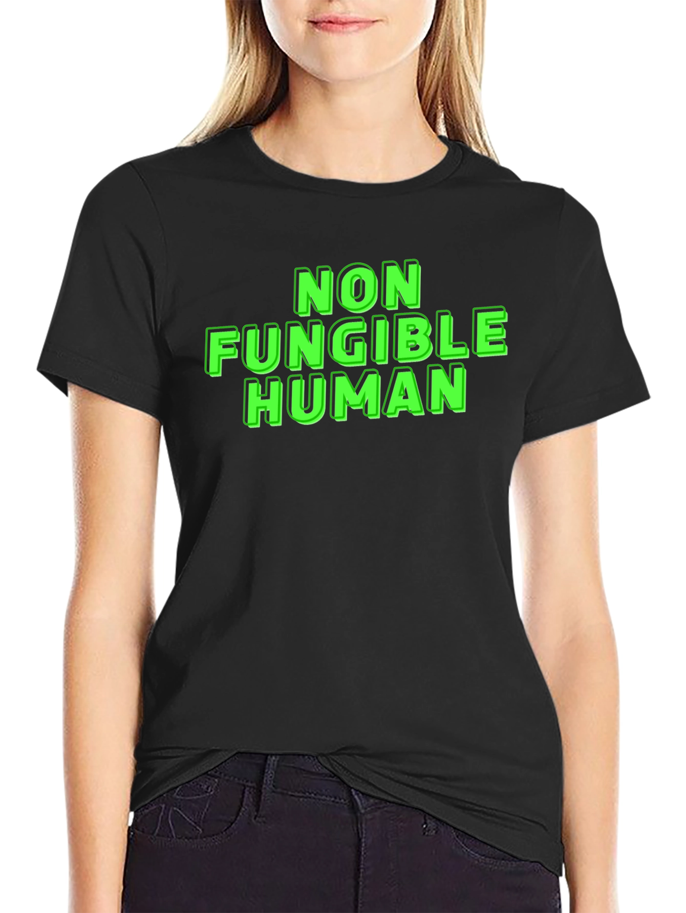 Non Fungible Human Graphic T-Shirt