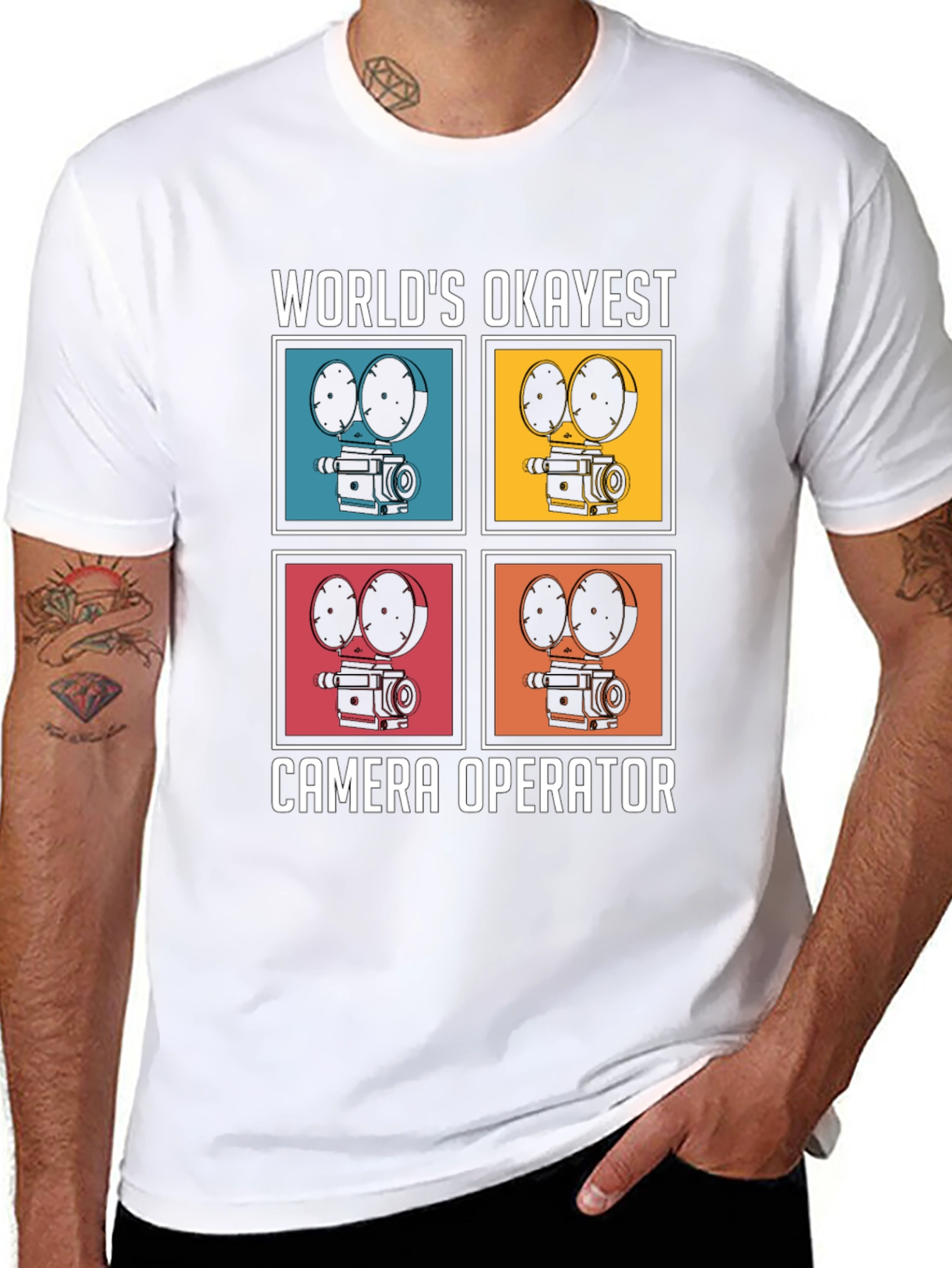 Worlds Okayest Camera Operator T-Shirt