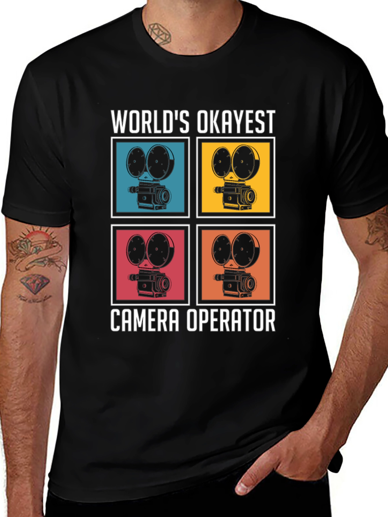 Worlds Okayest Camera Operator T-Shirt