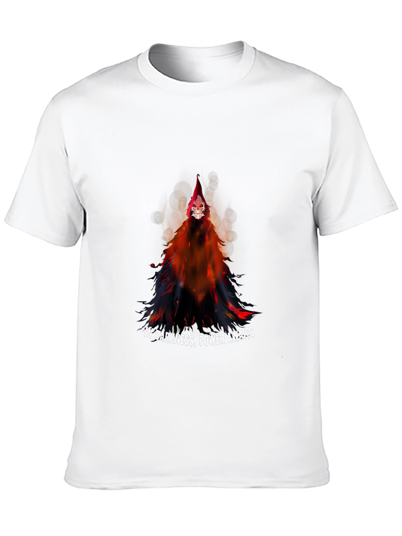 Grim Reaper Graphic Tee - Power in Darkness