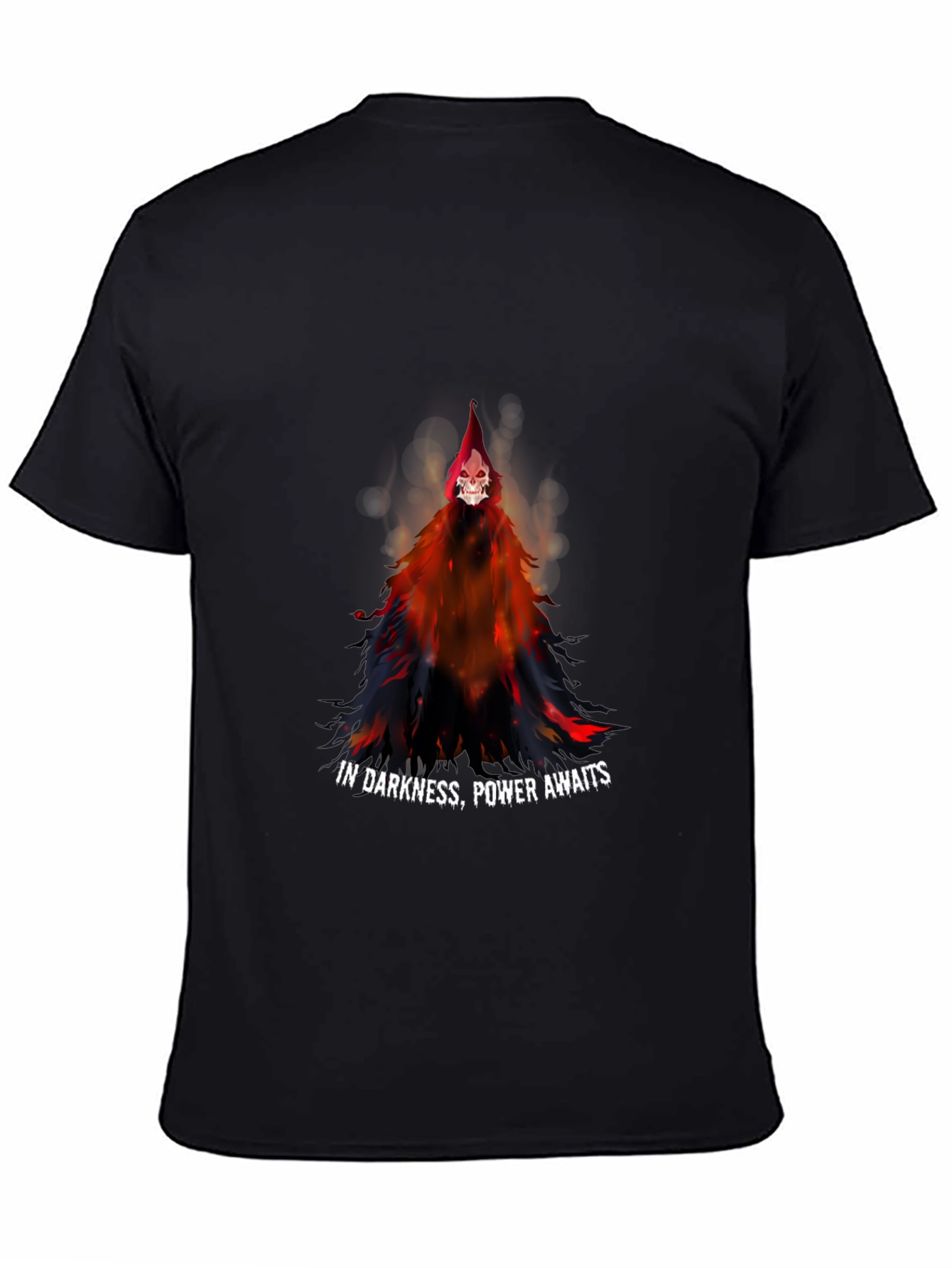 Grim Reaper Graphic Tee - Power in Darkness