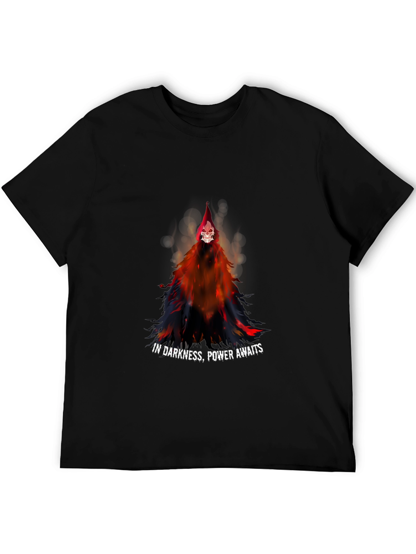 Grim Reaper Graphic Tee - Power in Darkness