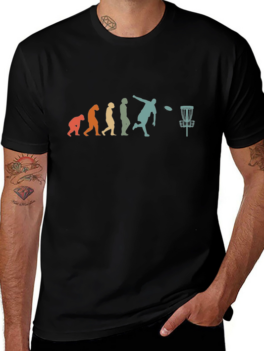 Disc Golf Evolution Graphic T-Shirt