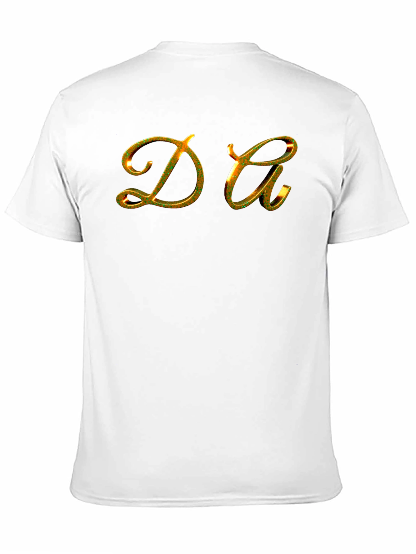 DA Gold Lettered Black T-Shirt