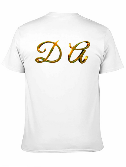 DA Gold Lettered Black T-Shirt