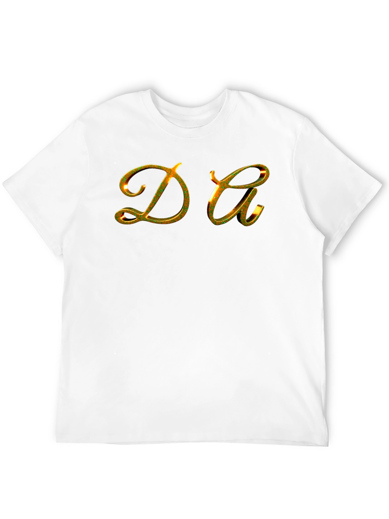 DA Gold Lettered Black T-Shirt