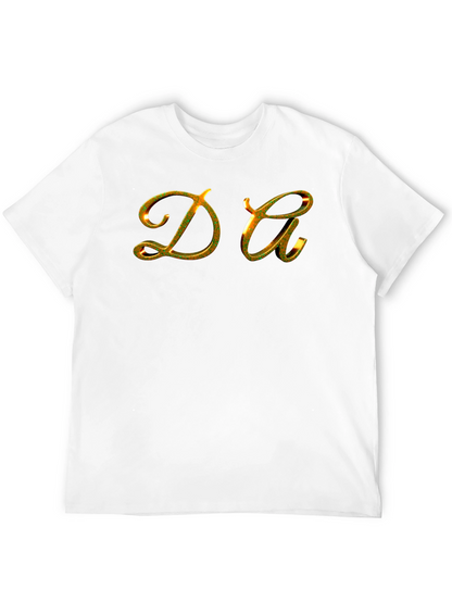 DA Gold Lettered Black T-Shirt