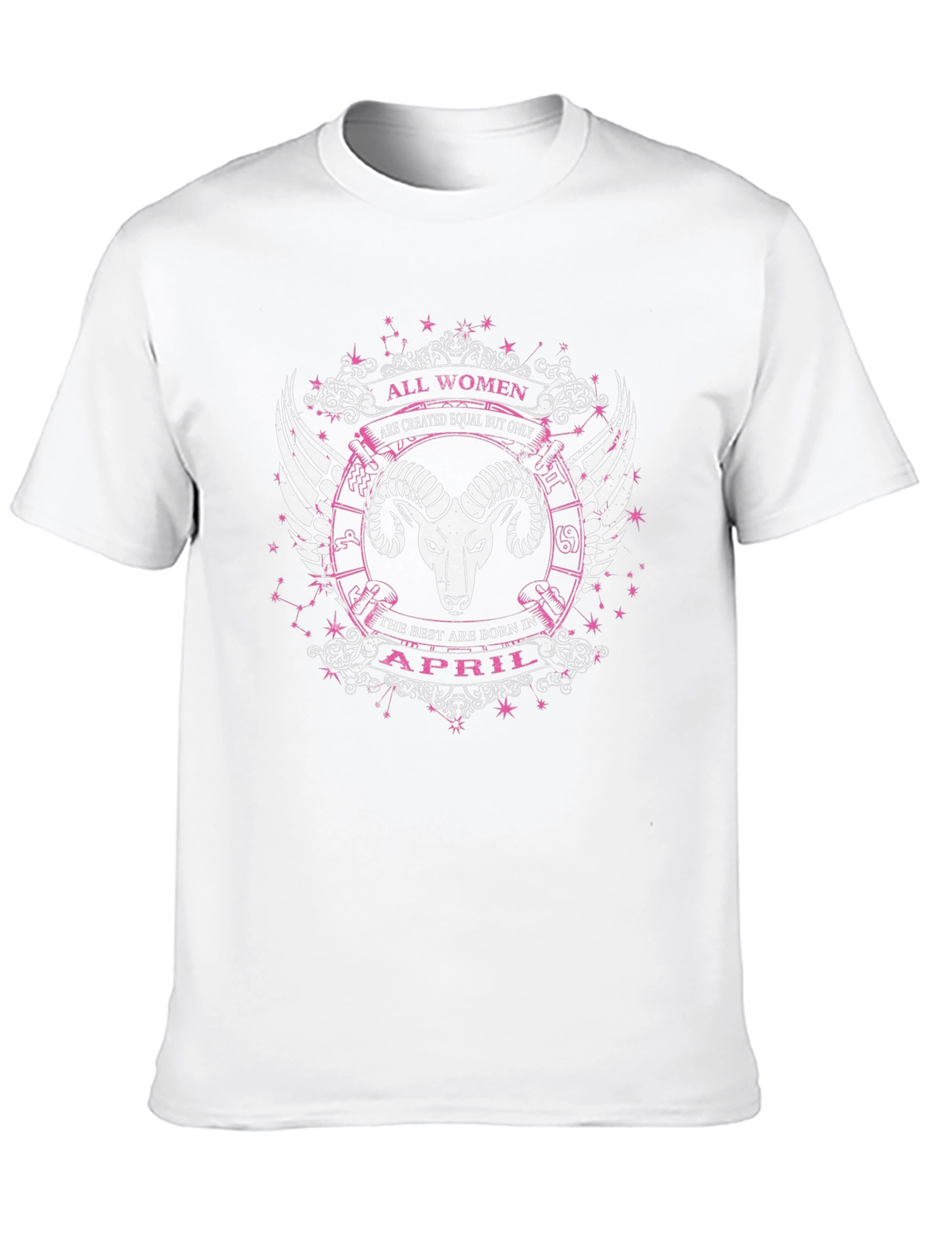 All Women April Aries Zodiac T-Shirt