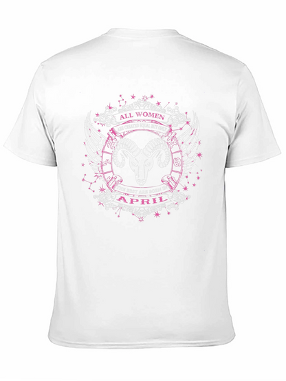 All Women April Aries Zodiac T-Shirt