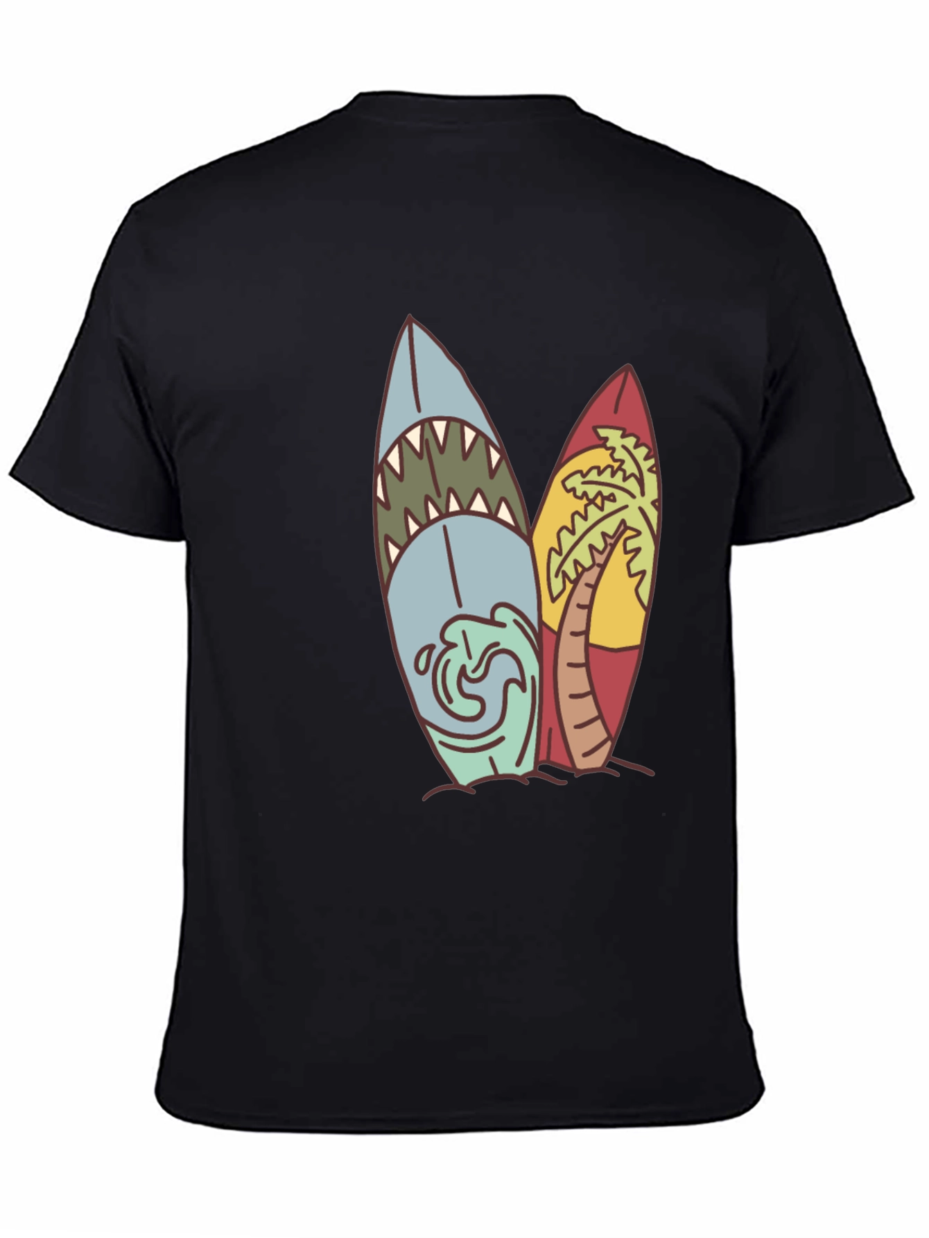 Surfboard Graphic Tee - Beach Vibes