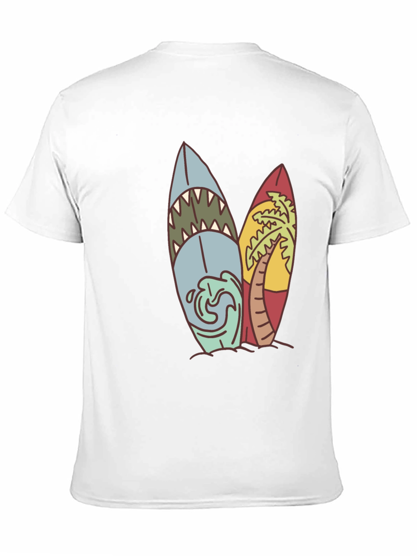 Surfboard Graphic Tee - Beach Vibes