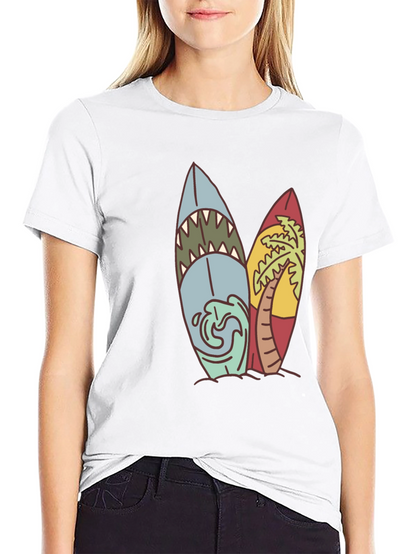 Surfboard Graphic Tee - Beach Vibes