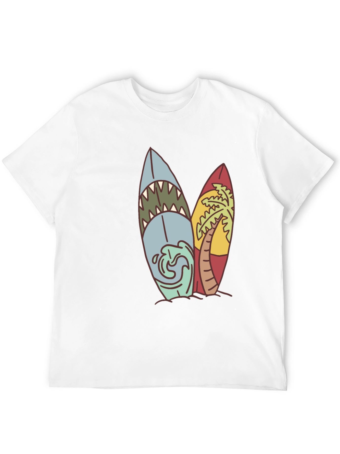 Surfboard Graphic Tee - Beach Vibes