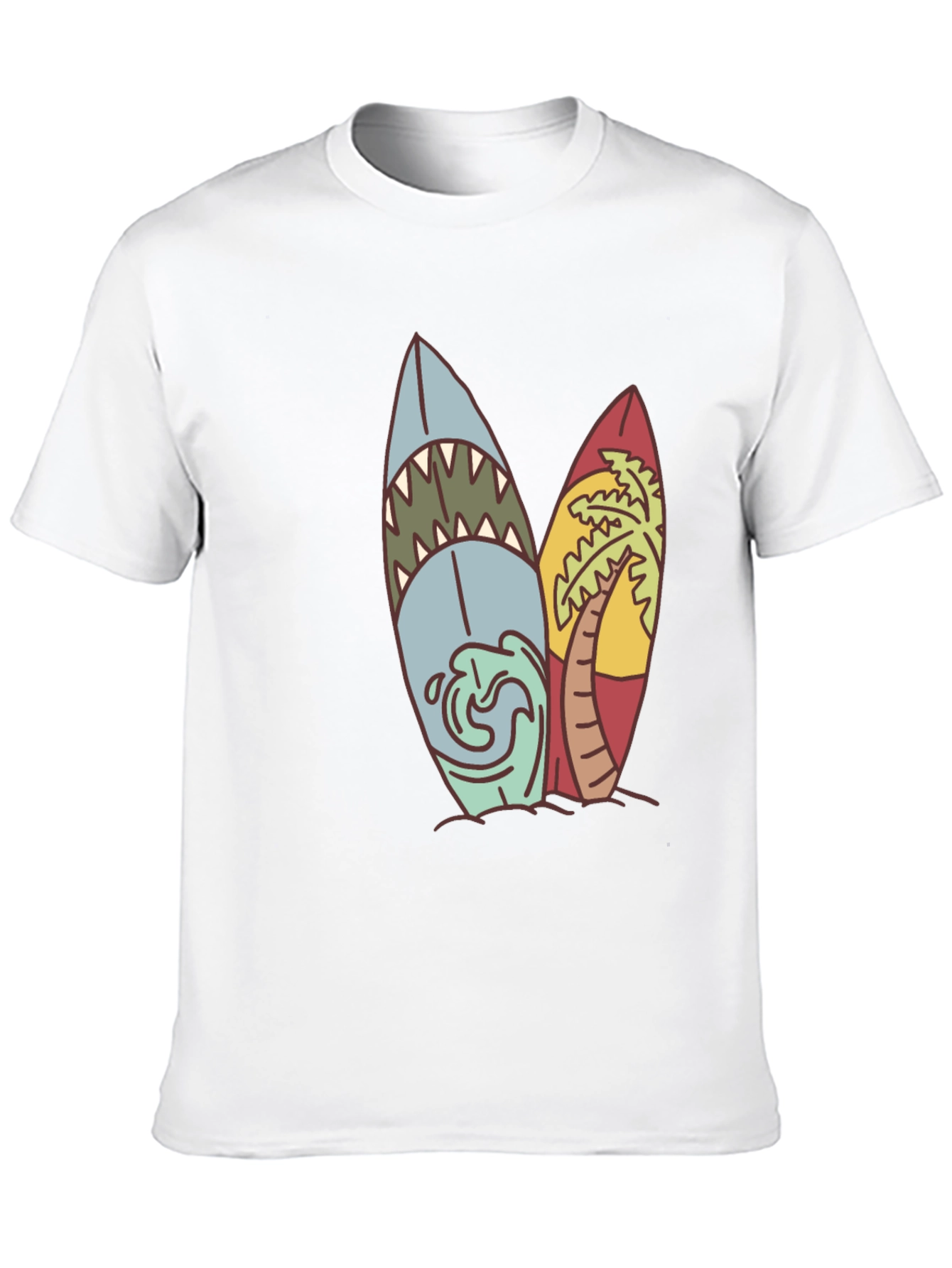 Surfboard Graphic Tee - Beach Vibes