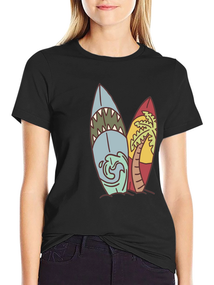 Surfboard Graphic Tee - Beach Vibes