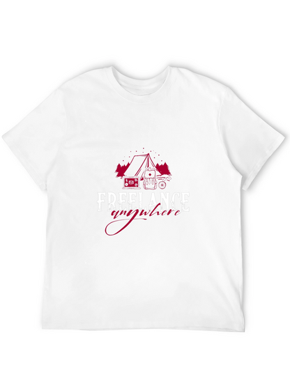 Freelance Anywhere Black Tee - Camping & Adventure