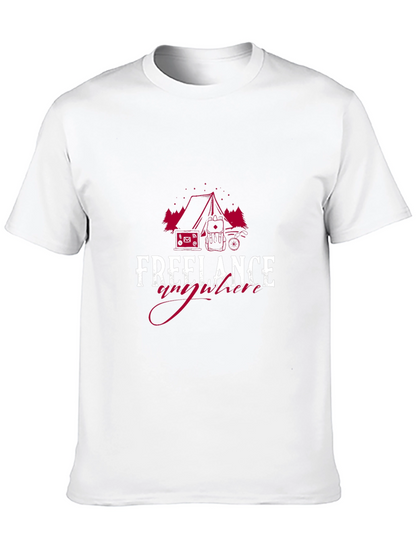 Freelance Anywhere Black Tee - Camping & Adventure