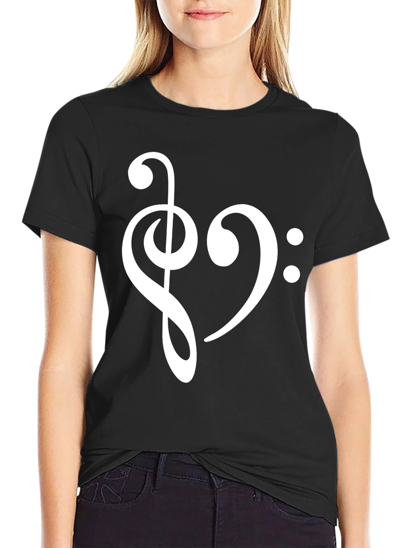 Musical Heart T-Shirt - Love of Music Tee