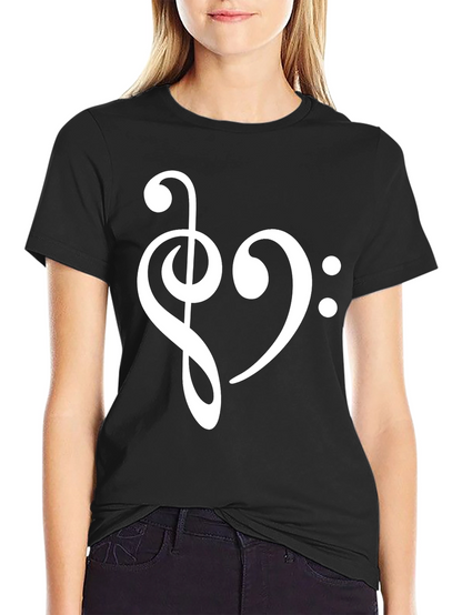 Musical Heart T-Shirt - Love of Music Tee