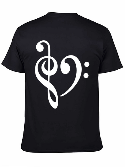 Musical Heart T-Shirt - Love of Music Tee