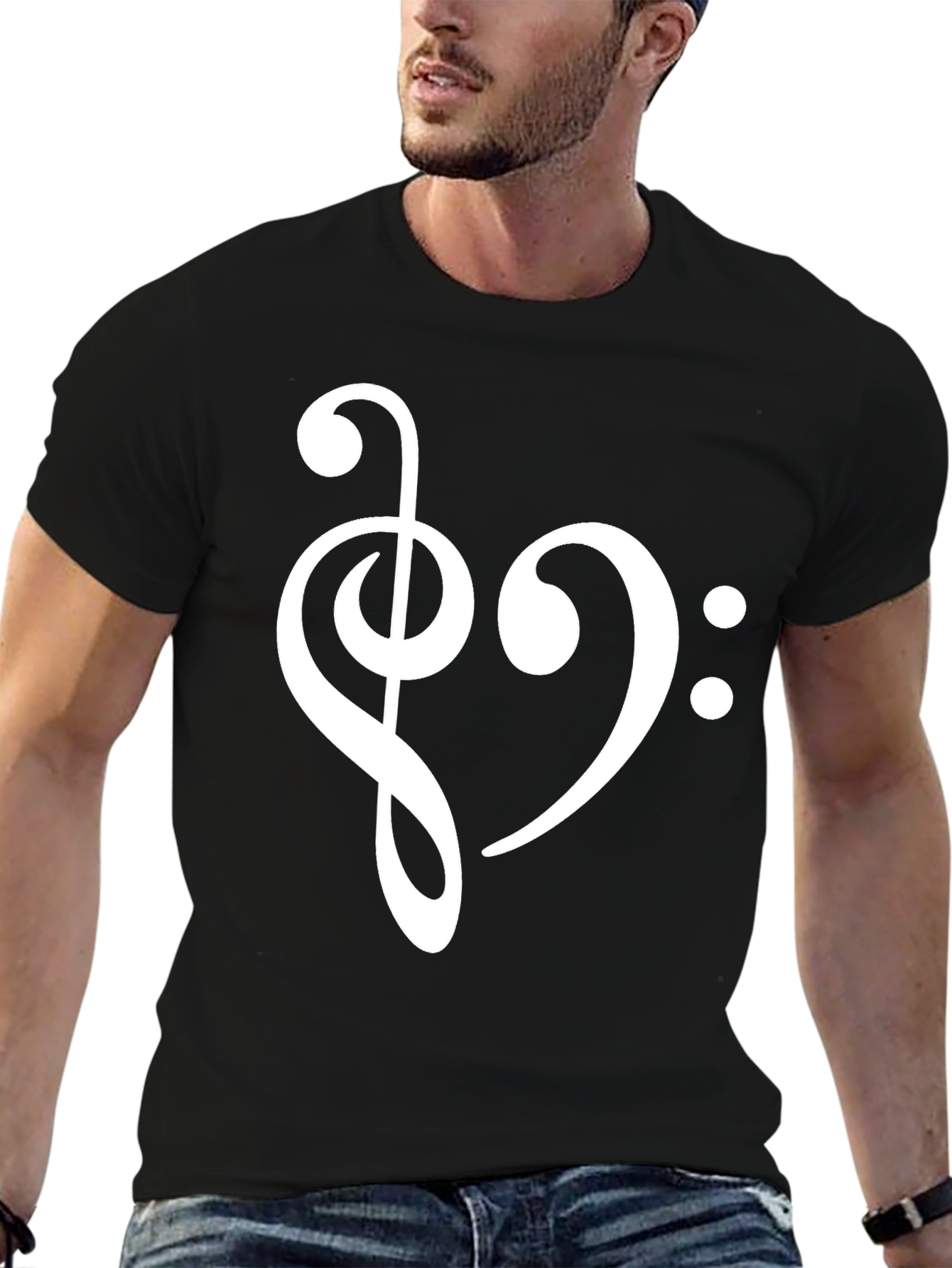 Musical Heart T-Shirt - Love of Music Tee
